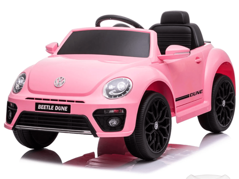 Volkswagen Beetle - Elektrische Kinderauto - 12V - 1 tot 5 jaar - Roze