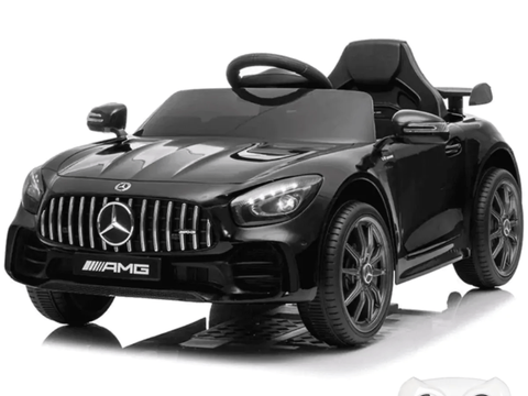 Mercedes GT-R AMG - Elektrische Kinderauto Zwart - 12V - 1 tot 5 jaar