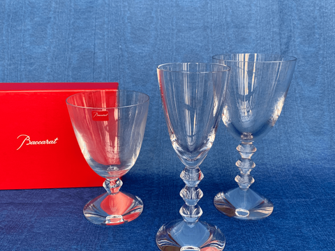 Baccarat " Vega" Set 3X Multi Glasses