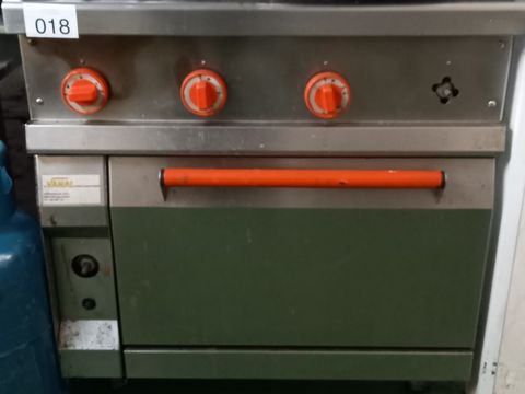 4 pits gasfornuis met oven horeca