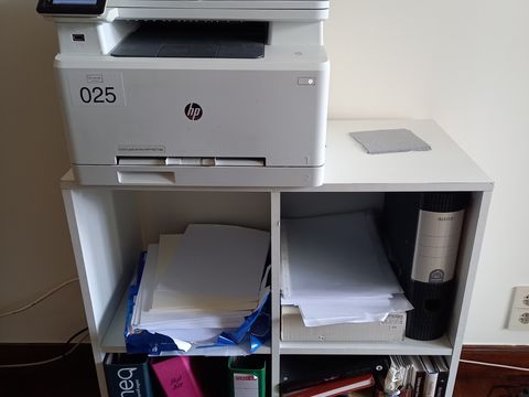 Printer Hp met mobiel 4-vaks open kast