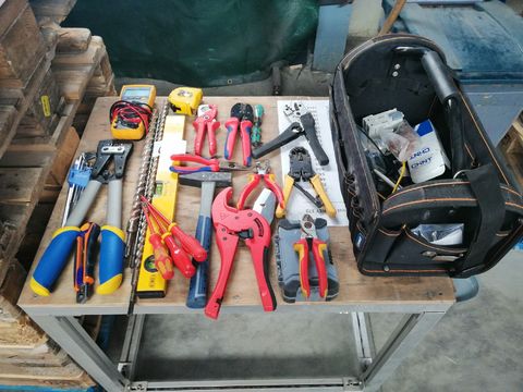 Lot d'outils + sac