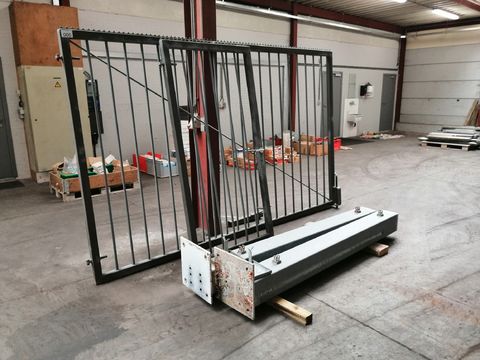 Steel swing gate and door (galvanised) with posts