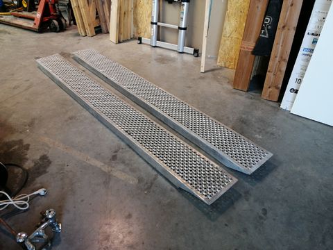 Set of ramps - straight - 250cm