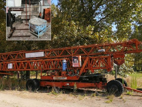 Grue de chantier à montage rapide Arcomet T24a M.ARR.1991