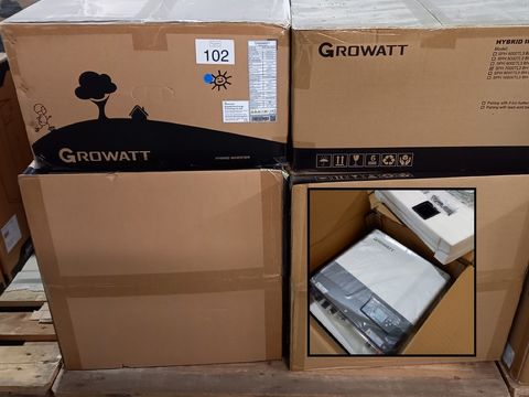 6st.nieuwe Growatt SPH 7000TL3 BH-UP  driefasige hybride omvormers